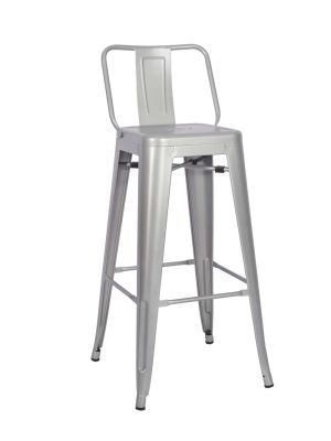 Paris High Stool with Back