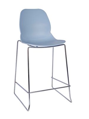 Shoreditch ECO Shell E Frame Mid Height Stool