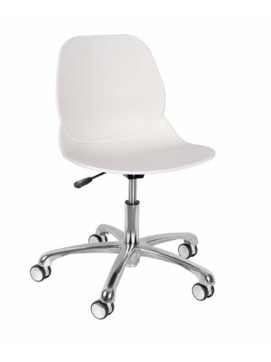 Shoreditch ECO Shell Office Chair (Aluminium)