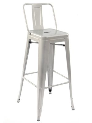 Paris High Stool with Back