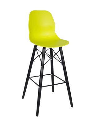 Shoreditch K Frame Poseur Stool - Black