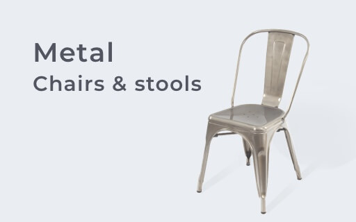 Metal Chairs and Stools