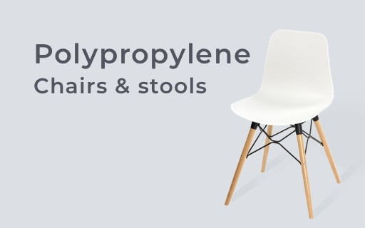 Polypropylene chairs and stools